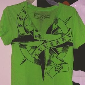 Fox Girls Racing Tee